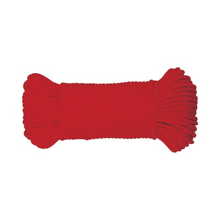 Koch Industries Koch Industries 5/32 in. D X 100 ft. L Red Diamond Braided Paracord Rope 5550336